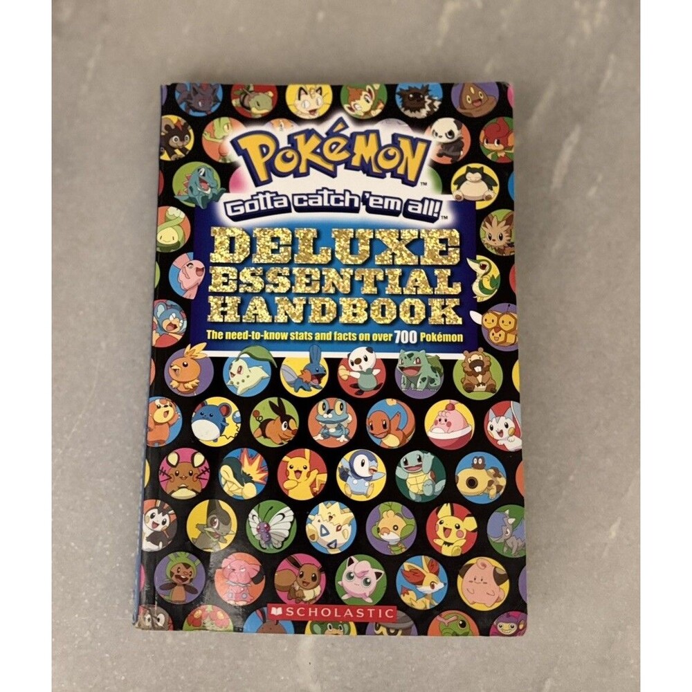 Pokemon Super Extra Deluxe Essential Handbook by Scholastic (2021, Library...